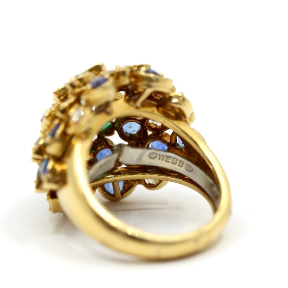 David Webb Antique Tri Colored Ring - Picture 16 of 17